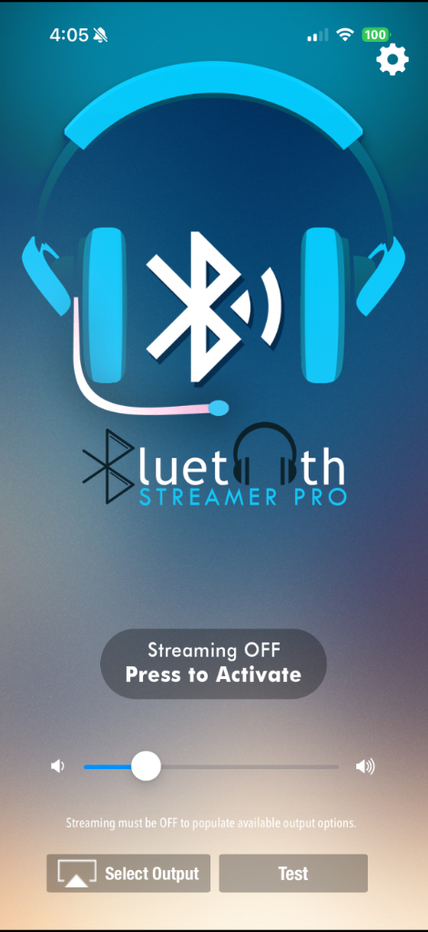 Bluetooth Streamer Pro App Screenshot